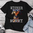 Wiener Mommyウィンナー・マミー ダックスフンド・ママ ダックスフンド・ママ 母の日 ダックスフンド レディースTシャツ 面白い贈り物