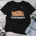 キッズ カピバラ シャツ 男の子 女の子 レディースTシャツ 面白い贈り物