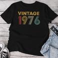 ヴィンテージ 1976 50歳の誕生日プレゼント 男性 女性 50歳 レディースTシャツ 面白い贈り物