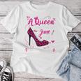 20歳の誕生日 ハイヒール A Queen Was Born In 2006 レディースTシャツ 面白い贈り物