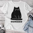 Annoyed Cat Dismissedarcastic Rolling Eyes カワイイキャット レディースTシャツ 面白い贈り物