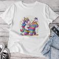 Enfant Je Peux Pas J'ai 3 Ans Anniversaire Licorne Fille Pinata T-shirt femme Cadeaux drôles