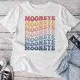 Mooneye Groovy レトロフィッシュ レディースTシャツ 面白い贈り物