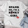 Pank Me I'm A Kinky Girl レディースTシャツ 面白い贈り物