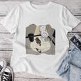 Trashed Panda ミーム アライグマ 面白いアート レディースTシャツ 面白い贈り物