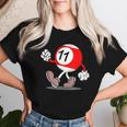 11歳の誕生日 男の子 女の子 赤 ビリヤードボール 11 レディースTシャツ 彼女への贈り物