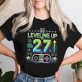 27歳の男性女性、誕生日、27歳の誕生日にプレゼント。 レディースTシャツ 彼女への贈り物