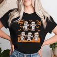 Dabbing Dancing Mummy ハロウィン ダブ ダンス ポーズ ミイラ レディースTシャツ 彼女への贈り物