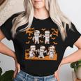 Dabbing Dancing Mummy ハロウィン ダブ ダンス ポーズ ミイラ 長袖tシャツ レディースTシャツ 彼女への贈り物