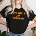 Hot Girls For Zohran レディースTシャツ 彼女への贈り物