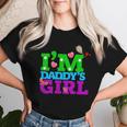 I'm Daddy's Girl I Love You Dad Daddy Daughter レディースTシャツ 彼女への贈り物