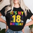 It's My 18歳の誕生日プレゼント。18歳のティーンの男の子と女の子に。 レディースTシャツ 彼女への贈り物