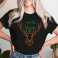 Jaegermeister Meister Deer Family Dad Mum Cheeky レディースTシャツ 彼女への贈り物