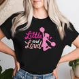 Little And Loud チアリーダー コスチューム チアリーディング 女の子 レディースTシャツ 彼女への贈り物