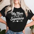 My Mom Is Myuperhero Proud Family Daughteron レディースTシャツ 彼女への贈り物