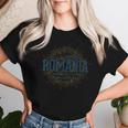 Romania レトロなスタイルのヴィンテージルーマニア レディースTシャツ 彼女への贈り物