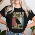 This Is My Human コスチューム I'm Really A Burrowing Owl 長袖tシャツ レディースTシャツ 彼女への贈り物