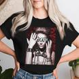 Trendy Floral Beast Girl Photo レディースTシャツ 彼女への贈り物