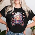 かわいいスーパーヒーローおばあちゃんスーパーヒーローおばあちゃん レディースTシャツ 彼女への贈り物