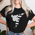 テコンドー 空手 アメリカ国旗 男性 女性 男の子 女の子 テコンドー レディースTシャツ 彼女への贈り物
