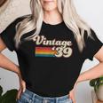 ヴィンテージ 1939年 84歳 誕生日プレゼント 男性 女性 84歳 レディースTシャツ 彼女への贈り物
