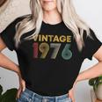 ヴィンテージ 1976 50歳の誕生日プレゼント 男性 女性 50歳 レディースTシャツ 彼女への贈り物