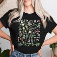 ヴィンテージ 花 ボタニカル イラスト チャート 植物 レディースTシャツ 彼女への贈り物