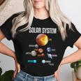 太陽系惑星 宇宙 科学 男の子 女の子tem キッズ 長袖tシャツ レディースTシャツ 彼女への贈り物