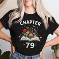 第79章 79歳 誕生日 お祝い 花本 レディースTシャツ 彼女への贈り物