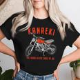 還暦祝い バイク好き 車好き 父 男性 女性 クラシック 60歳 The Road Never Ends At 60 レディースTシャツ 彼女への贈り物