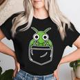 面白いカマキリデザイン 男性 女性 カマキリの恋人 レディースTシャツ 彼女への贈り物