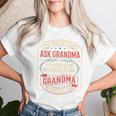 If Momays No Ask Grandma Familyassy Quote レディースTシャツ 彼女への贈り物