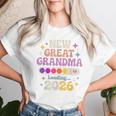New Great Grandma Loading 2026 レトロ 妊娠 レディースTシャツ 彼女への贈り物