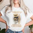 オンバック 5月57日 誕生日 男性 女性 1969年 テディベア レディースTシャツ 彼女への贈り物