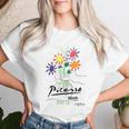 ピカソ 花 描画 クラシック アート グラフィック レディースTシャツ 彼女への贈り物