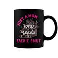 Romantasy Merch For Moms Reads Fairy Smut Spicy Book Lover Coffee Mug Black