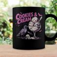 Cookie & Cream Ice Cream Butcher And Bird Book Lover Coffee Mug Black