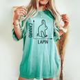 Wittgenstein Rabbit Duck Philosopher レディースオーバーサイズコンフォートTシャツ Chalky Mint