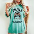 ジゼル普通の女の子と同じだけずっとかっこいい女の子名 レディースオーバーサイズコンフォートTシャツ Chalky Mint