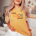 18歳の誕生日プレゼント 18歳 男性 女性 レトロ ヴィンテージ 2008 レディースオーバーサイズコンフォートTシャツ Mustard