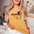 59歳の誕生日プレゼント 59歳 男性 女性 レトロ ヴィンテージ 1967 レディースオーバーサイズコンフォートTシャツ Mustard