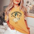 Outnumbered By Boys Goose Boy Mom Life Meme Women's Oversized Comfort T-shirt Mustard