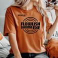 Flowlish GunmaExe_3_髙橋芙由子 レディースオーバーサイズコンフォートTシャツ Yam