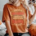 If Momays No Ask Grandma Familyassy Quote レディースオーバーサイズコンフォートTシャツ Yam