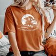コンバインハーベスター 夜の農業 男性 女性 子供 レディースオーバーサイズコンフォートTシャツ Yam