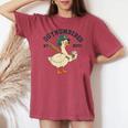 Outnumbered By Boys Goose Boy Mom Life Meme Women's Oversized Comfort T-shirt Chalky Mint