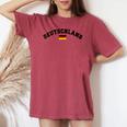 Germany Footballoccerports Outfit ドイツサッカースポーツ国旗女性男性男性子供 レディースオーバーサイズコンフォートTシャツ Crimson
