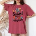 Sign My 3Rd Grade Last Day 2026 Autographs シグネチャーアート レディースオーバーサイズコンフォートTシャツ Crimson
