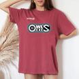 Taito OwlsExe_29_西岸千雅 レディースオーバーサイズコンフォートTシャツ Crimson