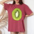 キウイシャツ 大人 男性 女性 キッズ キウイコスチューム レディースオーバーサイズコンフォートTシャツ Crimson